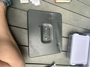 Portable Lockable Metal Cash Box with 4 Bill Clips and 5 Coin Compartments